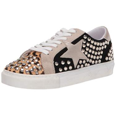 Imagem de Steve Madden Tênis feminino Turner-s, Preto/pino, 6