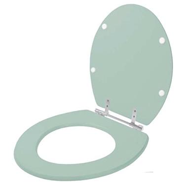 Imagem de Assento Sanitário Convencional Verde Claro Para Todas As Louças