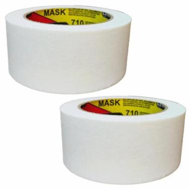 Imagem de Kit 02 Fita Crepe 48 mm x 50 m BR 710 - Adelbras