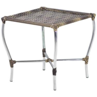 Imagem de Mesa de Centro Vênus em Fibra Sintética Trama Original, Cappuccino