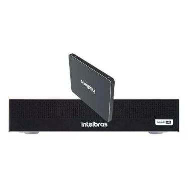 Imagem de Dvr Intelbras Mhdx 1104-c+hd Ssd 512gb Instalado De Fabrica