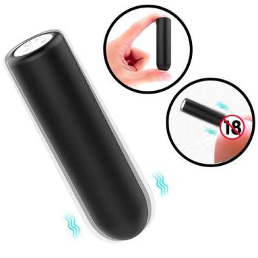 Imagem de Vibrador Bullet Estimulador Recarregável Ultra Forte Seed S-Hande Pret
