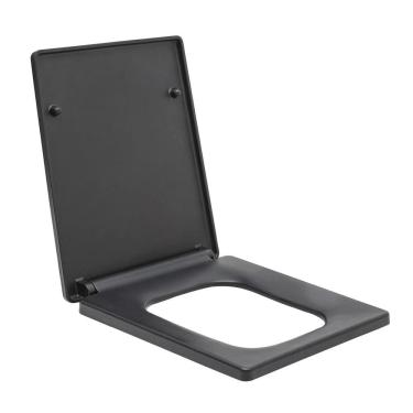 Imagem de Assento Termofixo com Soft Close para Vaso Sanitário Opala Pingoo.casa - Preto