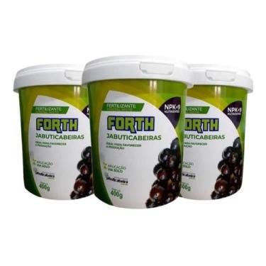 Imagem de 3 Unidades Fertilizante Adubo Forth Jabuticabeiras 400g Jabuticabeira 