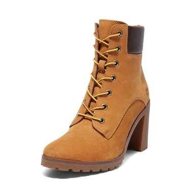 Imagem de Timberland Bota feminina Allington com cadarço de 15 cm, Trigo, 34