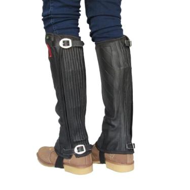 Imagem de perneira sanfonada modelo 2 fivela em couro