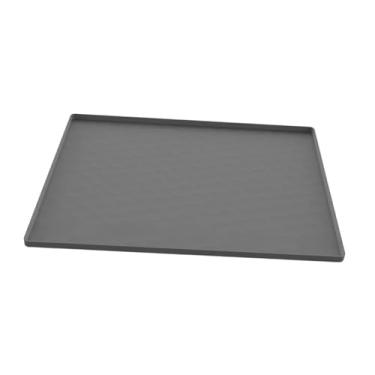 Imagem de WeiLaiKeQi Mini refrigerador de frigoríneos Bandeja de gotejamento Antislip Home Supplies Spill Evitem Pan de gotez, Cinza 65x60cm