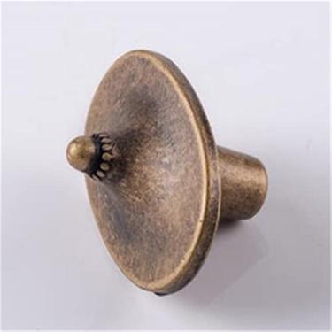Imagem de Puxador em forma de flor retrô com furo único gaveta prata guarda-roupa sapato armário maçaneta puxadores móveis DIY puxadores 1 peça fangdanwang (cor: 11)