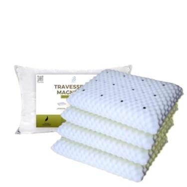 Imagem de Travesseiro Ortopédico Magnético com Massageador Infravermelho, Anti-Ronco, Alívio de Dores Cervicais (4)