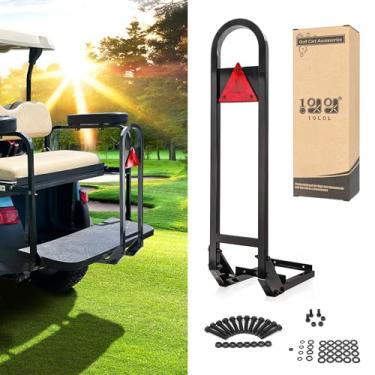 Imagem de 10L0L Universal Golf Carrinho Traseiro Grab Bar and Grab Golf Cart on Back para EZGO Club Car Yamaha