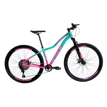 Imagem de Bicicleta Aro 29 Ksw ou ksx Feminina 12v Bike Mtb Alumínio Freio a Disco C/Kit 1x12v (ROSA C/VERDE ANIS (ADS ROSA), 17)