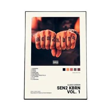 Imagem de Nordic Pop Rapper Quevedo Álbum Cartaz Lona Arte Da Parede Para Decora