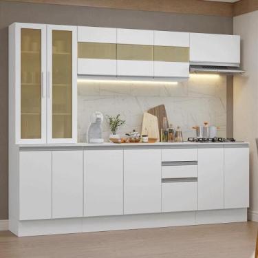 Imagem de Armário De Cozinha Completa 100% Mdf 240 Cm Smart Madesa