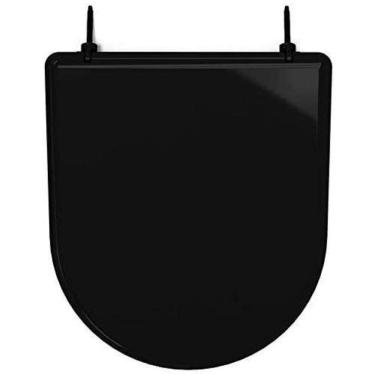 Imagem de Assento Vaso Sanitário Calypso Incepa Almofadado Preto Durin