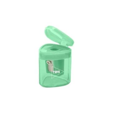 Imagem de Apontador com Depósito Triangular Verde Pastel - Tris