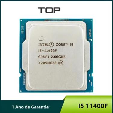 Imagem de Processador CPU Intel Core i5 11400F, 6 Core, 12 Thread, 2,6 GHz, Lga 