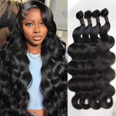 Imagem de Pacotes de cabelo MDL 12A Body Wave Brazilian Virgin 45-55cm 4x80g