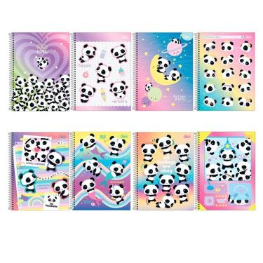 Imagem de Caderno espiral Univ 10x1 160 fls Lovely Friend Tilibra
