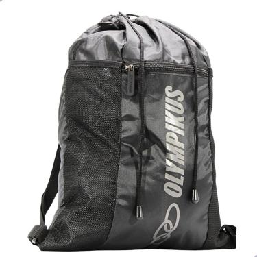 Imagem de Mochila Sac Bag Olympikus Preto/Prata
