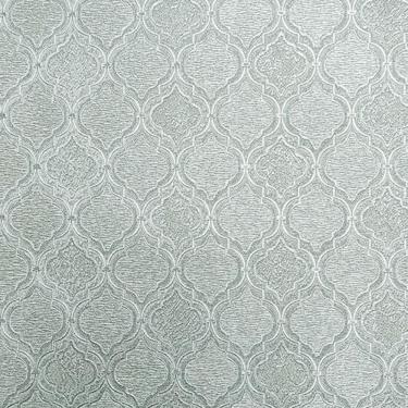 Imagem de Papel De Parede Geométrico Prata Col1013 - 10m X 0.53m