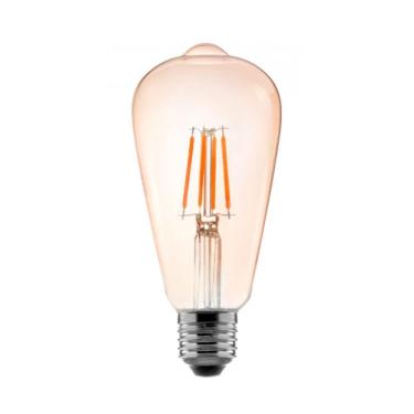 Imagem de Lampada Led Filamento St64 4W 2400K Ambar