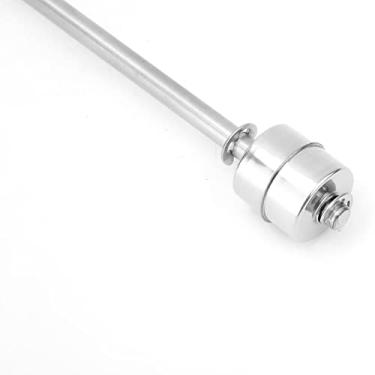 Imagem de Luqeeg Sensor Flutuante de Bola Dupla de Aço Inoxidável, Interruptor de Nível de água para Piscina de Tanque, Controlador de Nível Líquido de Alta Precisão (Corpo flutuante 250mm)