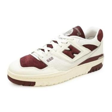 Imagem de Tênis New Balance 550 Branco Bordo-Masculino
