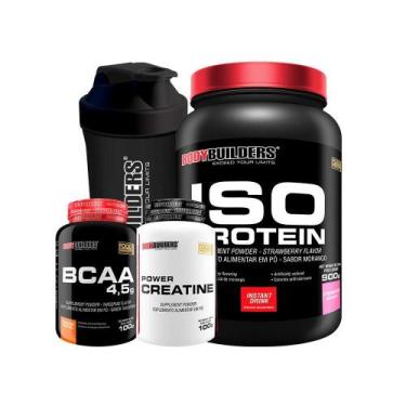 Imagem de Kit Iso Protein 900G+ Power Creatina 100G+ Bcaa 100G - Bodybuilders