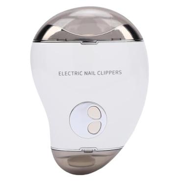 Imagem de Dioche Cortador de Unhas Elétrico de Cabeça Dupla, 3 Velocidades, Aparador de Unhas Silencioso Com Luz de Limpeza, Display Digital para Cuidados Com As, Uso Em Viagens Em Casa, (Inglês)