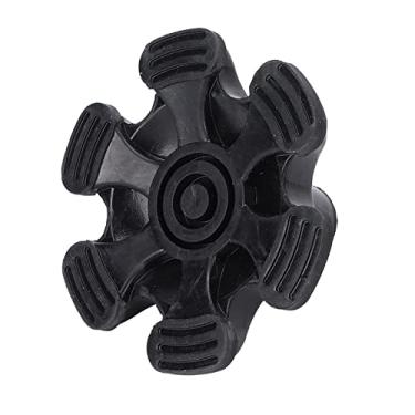 Imagem de Generic Base de Tração de Silicone de Com Design de 6 Pilares, Ponta de Bengala para Terreno Irregular, 4,5 X 4,5 X 3,0 pol.