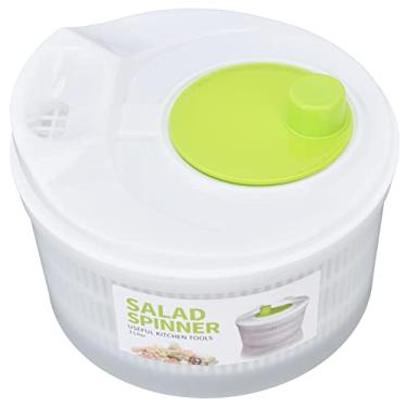 Imagem de Naroote Escorredor de Salada Multifuncional Branco 3L Secador de Vegetais Com Tigela e Escorredor para Cozinhar e Preparar Cozinha