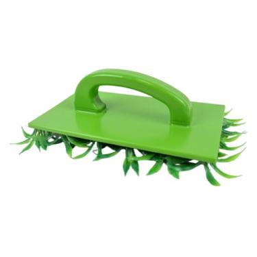 Imagem de Ioensy Pincel de textura para pintura DIY em paredes, ferramenta para texturização, verde, prático, com cabo ergonômico, acessório versátil, 23.5cmx13.5cm