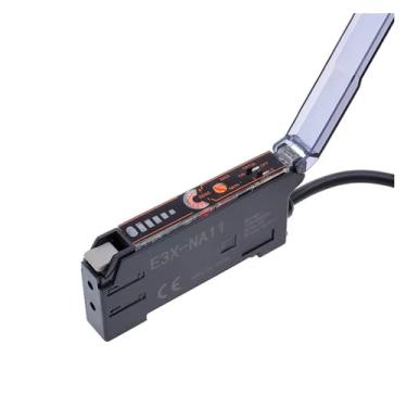 Imagem de Amplificador de sensor fotoelétrico de fibra óptica LS04-18N 3 fios NPN NA11 reflexão difusa através do feixe M3 M4 M6 EX-DN10(E3x-na11)