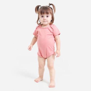 Imagem de Body Bebê Manga Curta - Tech Malhas, Rosa, M