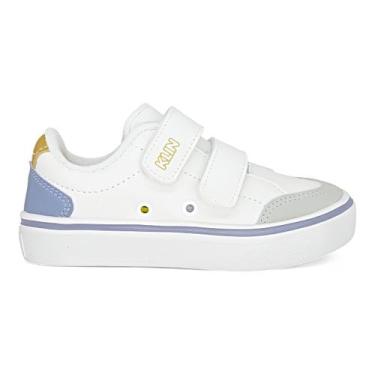 Imagem de Tenis Klin Infantil Masculino Menino Freestyle Mini Conforto, Branco, 
