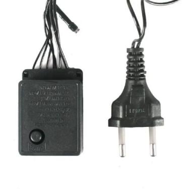 Imagem de 10 Pisca Pisca Cordão Luz 50 Led Varal 8 Funções 5m 110v Kit - Global