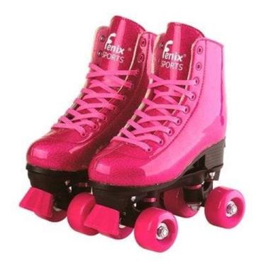 Imagem de Patins 4 rodas aj. brilhante - Fênix, 39-42