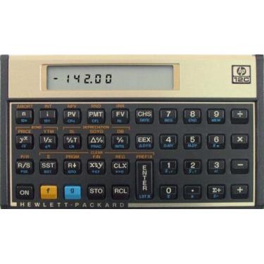 Imagem de Calculadora financeira ho 12 c gold original selo holográfico - HP