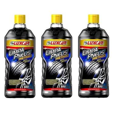 Imagem de 4 Limpa Pneus Pretinho Luxcar 500 Ml