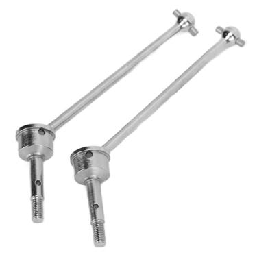 Imagem de Eixo de transmissão de carro RC, conjunto de eixos de transmissão CVD de roda dianteira fácil de instalar para TRAXXAS UDR 1/7(Prata)