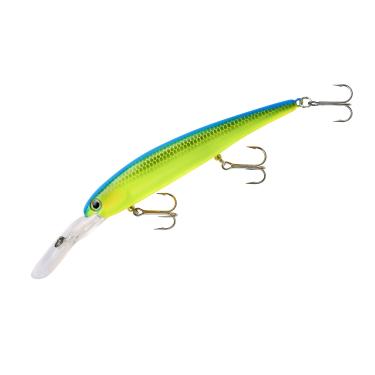 Imagem de Bandit BDTWBD236 Walleye Deep Trolling Plug 12 cm, 5/8 oz Chartreuse/Azul nas costas