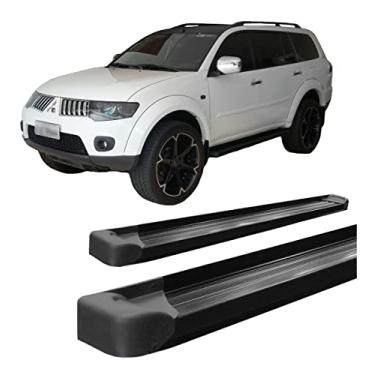 Imagem de Estribo Pajero Dakar Plataforma de Alumínio Preto 2011 ate 2020