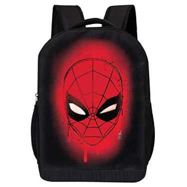 Imagem de Mochila MARVEL COMICS CLÁSSICA Homem Aranha – Bolsa acolchoada de malha de ar de 45 cm, Laptop, Spiderman Face, 18 x 12 x 6