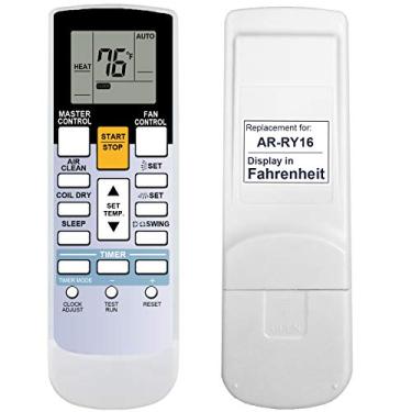Imagem de Substituição para controle remoto de ar condicionado Fujitsu número do modelo AR-RY16 funciona para 24CL1 30CLX 30CLX1 36CLX1 ASU12R2 ASU24CL ASU24CL1 ASU24RLQ ASU24RLXQ ASU24RLXQ1 ASU30CLX ASU30CLX ASU30CLXCLXX1 1 ASU3 0RLXQ