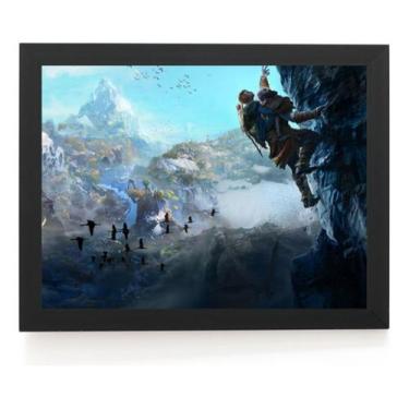 Imagem de Quadro Decorativo Arte Poster Game God Of War 4 Kratos - Fanarte