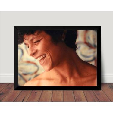 Imagem de Quadro Decorativo Cássia Eller Rock Foto Poster Moldurado - Fanarte