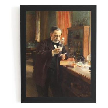 Imagem de Quadro Decorativo Louis Pasteur Quimica Medicina Arte - Fanarte