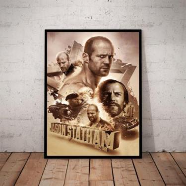Imagem de Quadro Decorativo Jason Statham Ator Cinema Arte - Fanarte