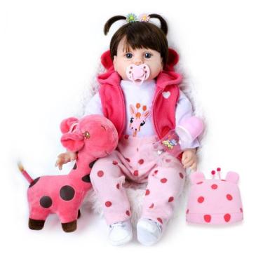 Imagem de Boneca Reborn Kdudgso - 22 Polegadas, Realista em Silicone com Kit de 