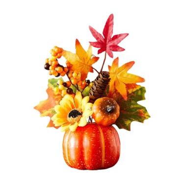 Imagem de Fxzqgnh Abóbora de Outono, Enfeite de ação de Graças, Ideal para Mesa, Casa, Lareira, Centro de Mesa E Festas, Style B, Tamanho real
